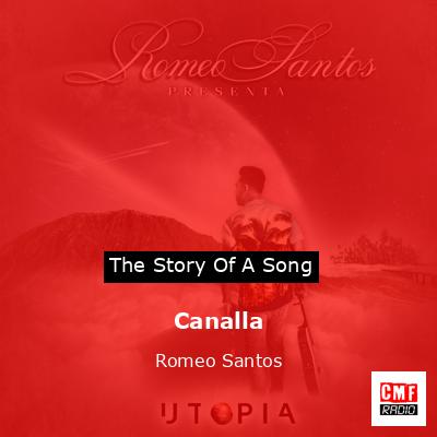final cover Canalla Romeo Santos