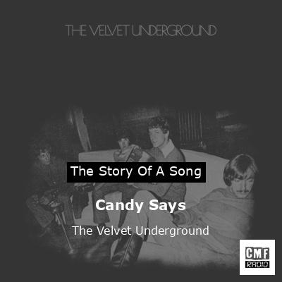 final cover Candy Says The Velvet Underground