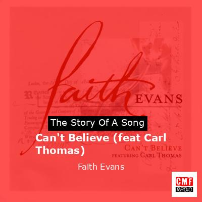 final cover Cant Believe feat Carl Thomas Faith Evans