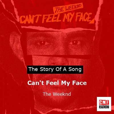 final cover Cant Feel My Face The Weeknd