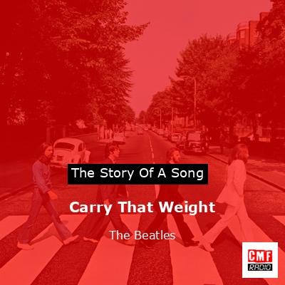 final cover Carry That Weight The Beatles