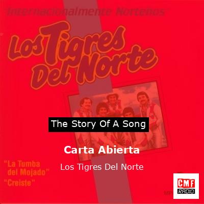 final cover Carta Abierta Los Tigres Del Norte