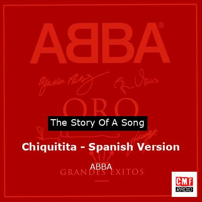final cover Chiquitita Spanish Version ABBA