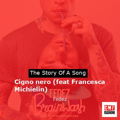 final cover Cigno nero feat Francesca Michielin Fedez
