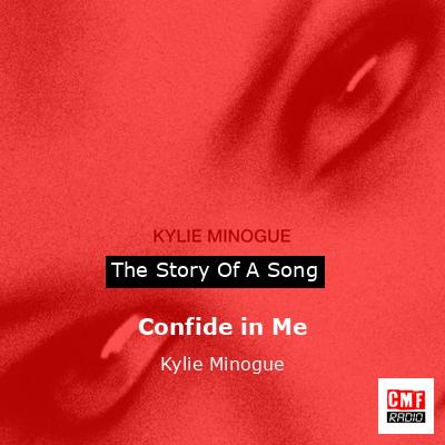 final cover Confide in Me Kylie Minogue