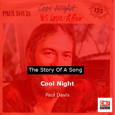 final cover Cool Night Paul Davis