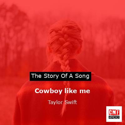 final cover Cowboy like me Taylor Swift