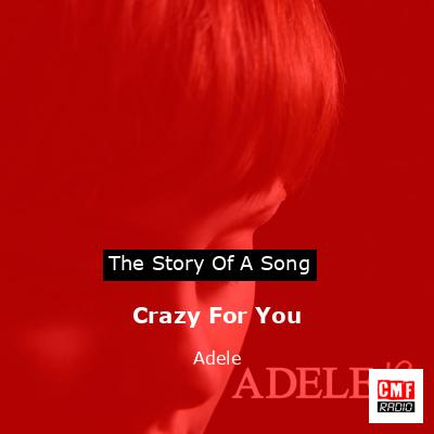 final cover Crazy For You Adele