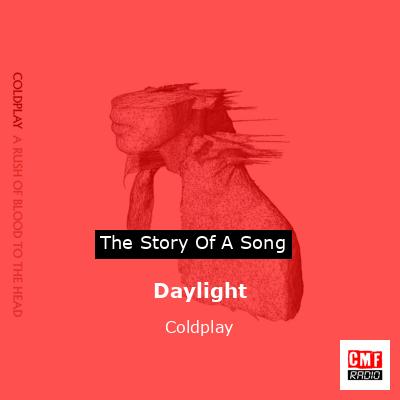 final cover Daylight Coldplay