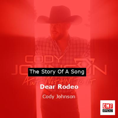 final cover Dear Rodeo Cody Johnson