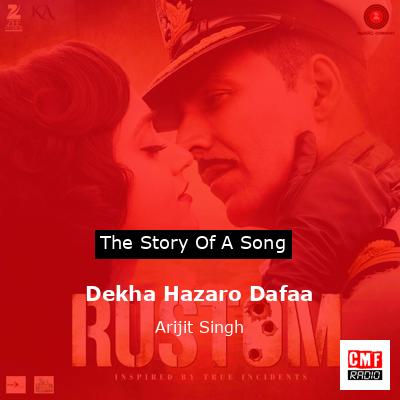 final cover Dekha Hazaro Dafaa Arijit Singh