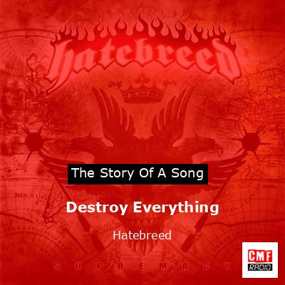 final cover Destroy Everything Hatebreed