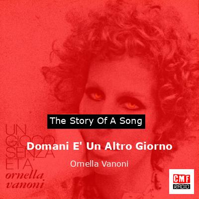 final cover Domani E Un Altro Giorno Ornella Vanoni