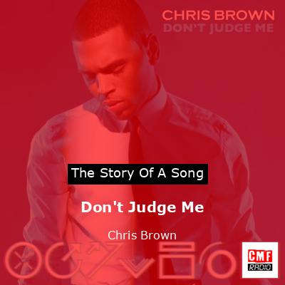 final cover Dont Judge Me Chris Brown