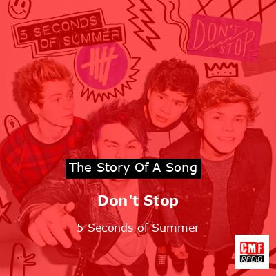 final cover Dont Stop 5 Seconds of Summer