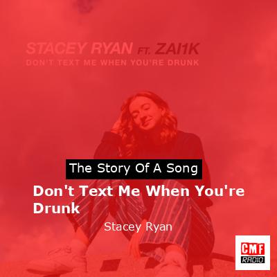final cover Dont Text Me When Youre Drunk Stacey Ryan