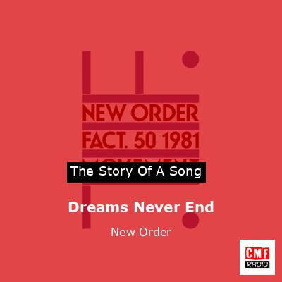 final cover Dreams Never End New Order