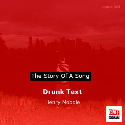 final cover Drunk Text Henry Moodie