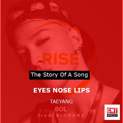 final cover EYES NOSE LIPS TAEYANG