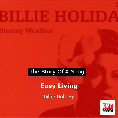 final cover Easy Living Billie Holiday