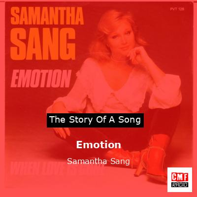 final cover Emotion Samantha Sang