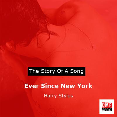 final cover Ever Since New York Harry Styles
