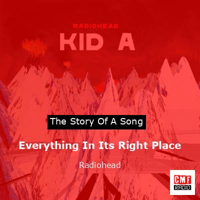 final cover Everything In Its Right Place Radiohead