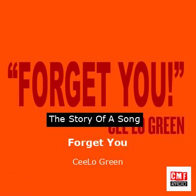 final cover Forget You CeeLo Green