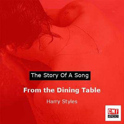 final cover From the Dining Table Harry Styles