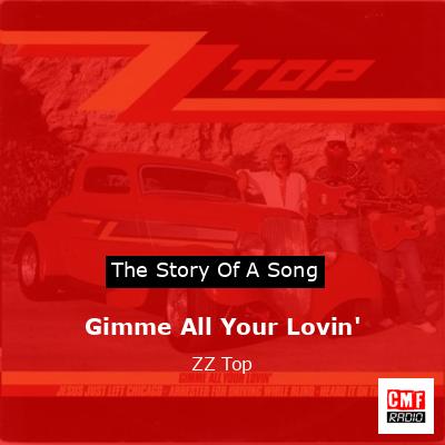 final cover Gimme All Your Lovin ZZ Top