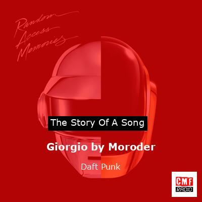 final cover Giorgio by Moroder Daft Punk