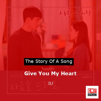 final cover Give You My Heart IU
