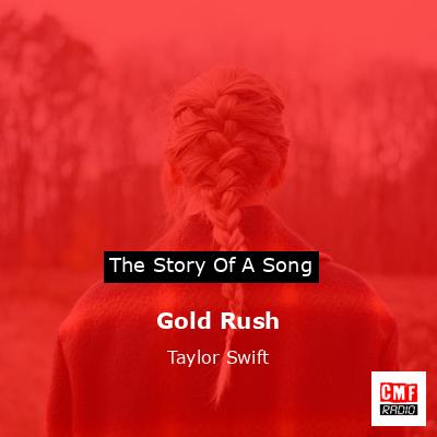 final cover Gold Rush Taylor Swift