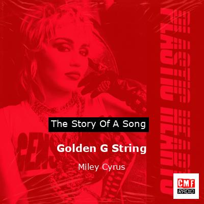 final cover Golden G String Miley Cyrus