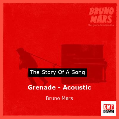 final cover Grenade Acoustic Bruno Mars