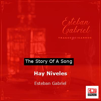 Hay Niveles – Esteban Gabriel