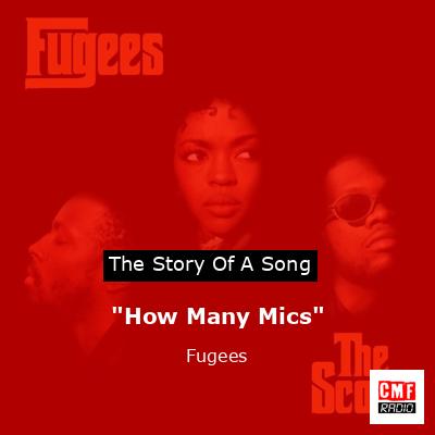 final cover How Many Mics Fugees