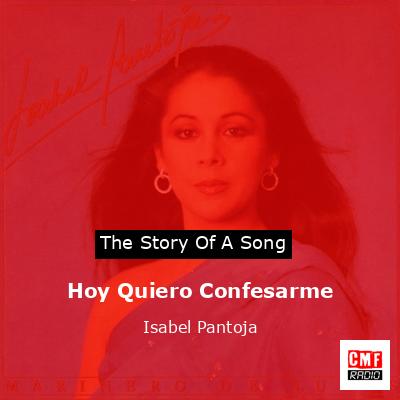 final cover Hoy Quiero Confesarme Isabel Pantoja
