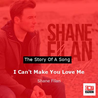 I Can’t Make You Love Me – Shane Filan