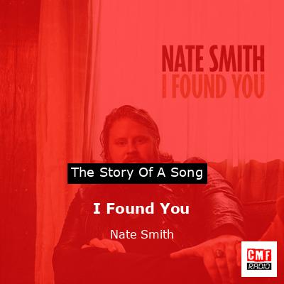 final cover I Found You Nate Smith