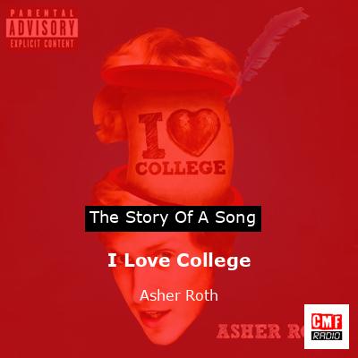 final cover I Love College Asher Roth