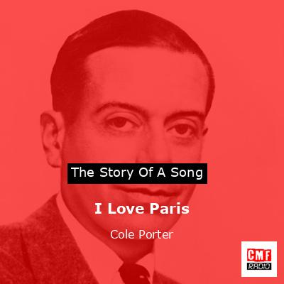 final cover I Love Paris Cole Porter