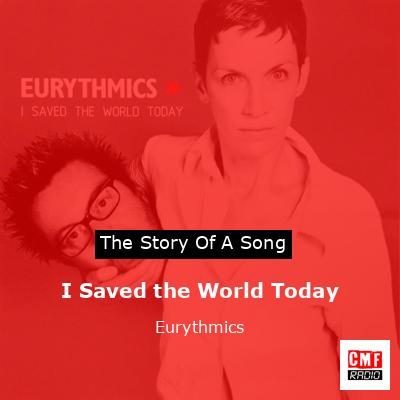 final cover I Saved the World Today Eurythmics