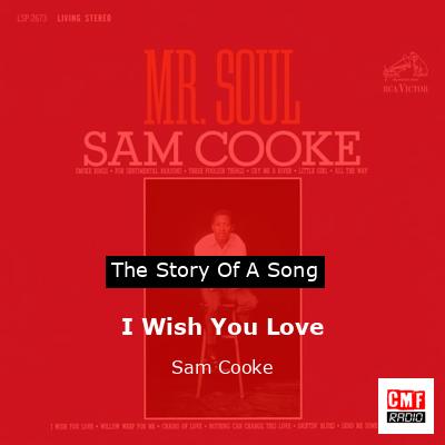 final cover I Wish You Love Sam Cooke