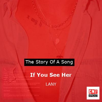 final cover If You See Her LANY