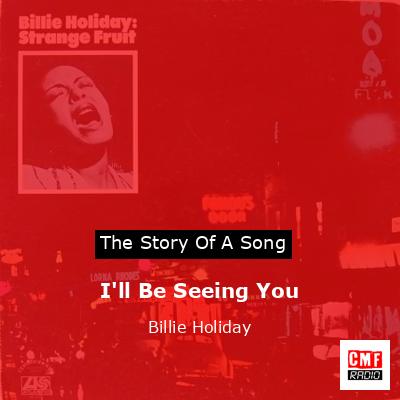 final cover Ill Be Seeing You Billie Holiday