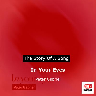 final cover In Your Eyes Peter Gabriel