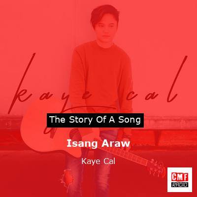 final cover Isang Araw Kaye Cal
