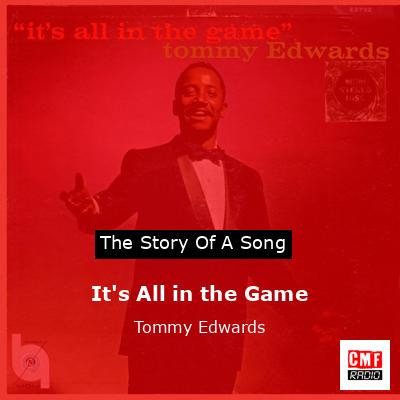 final cover Its All in the Game Tommy Edwards