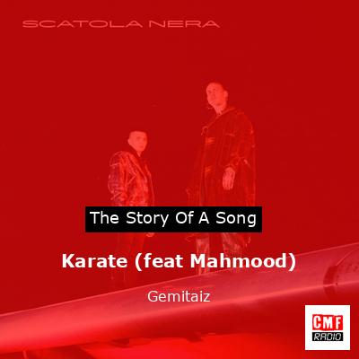 Karate (feat Mahmood) – Gemitaiz